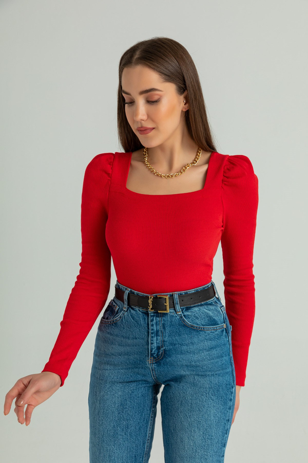 Red Knitwear