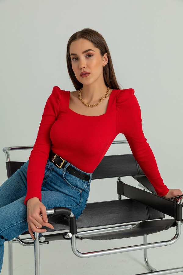 Red Knitwear