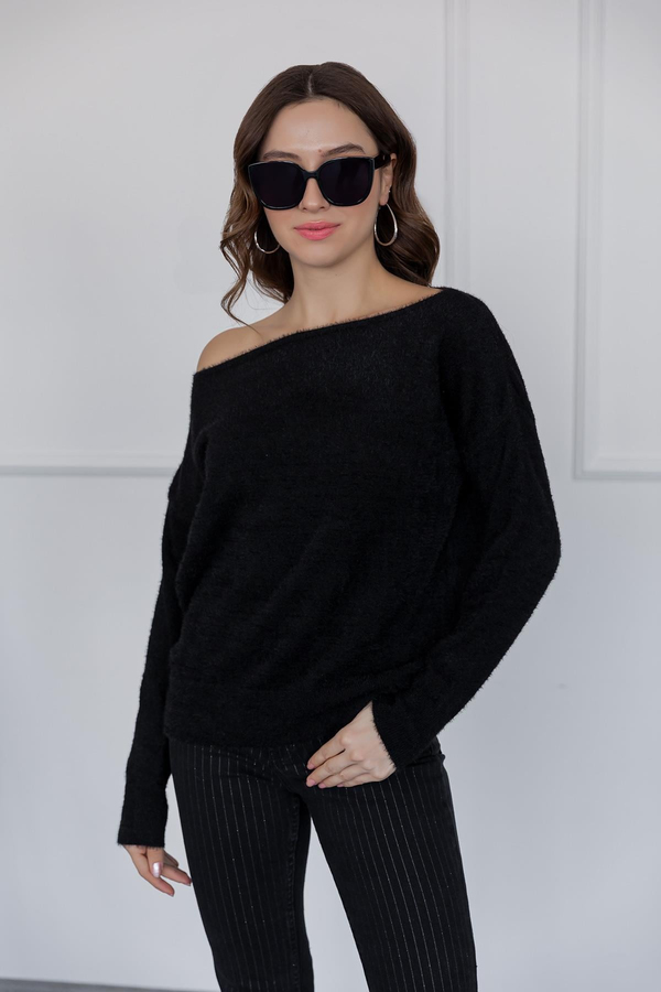 Schwarz Strickwaren & Strickpullover