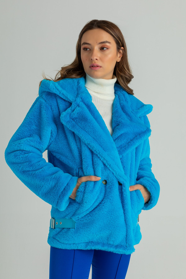 Bleu Manteaux et Vestes