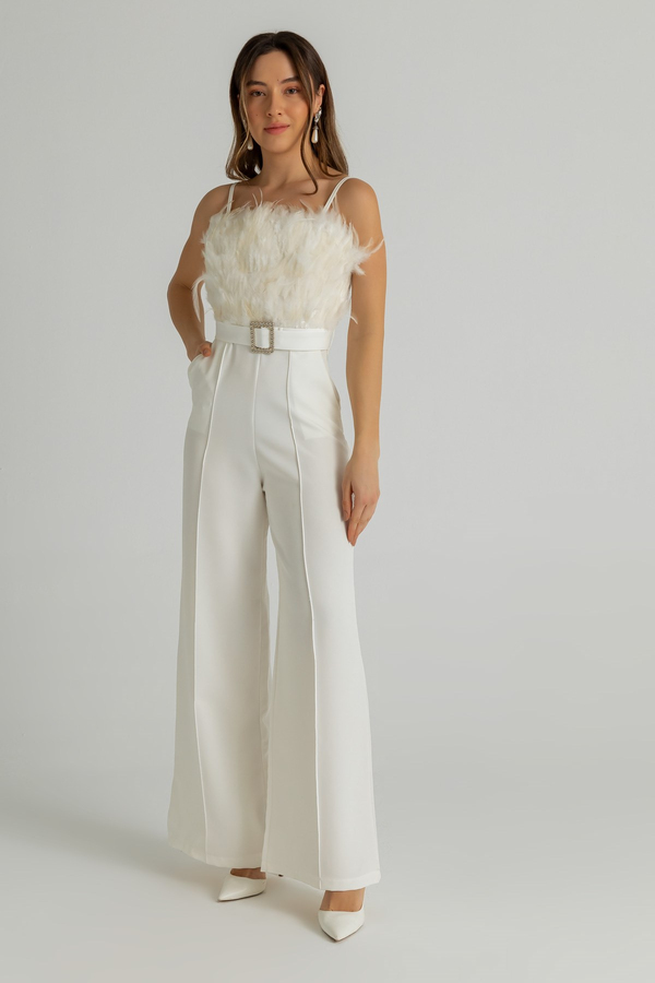 Weiße Jumpsuits