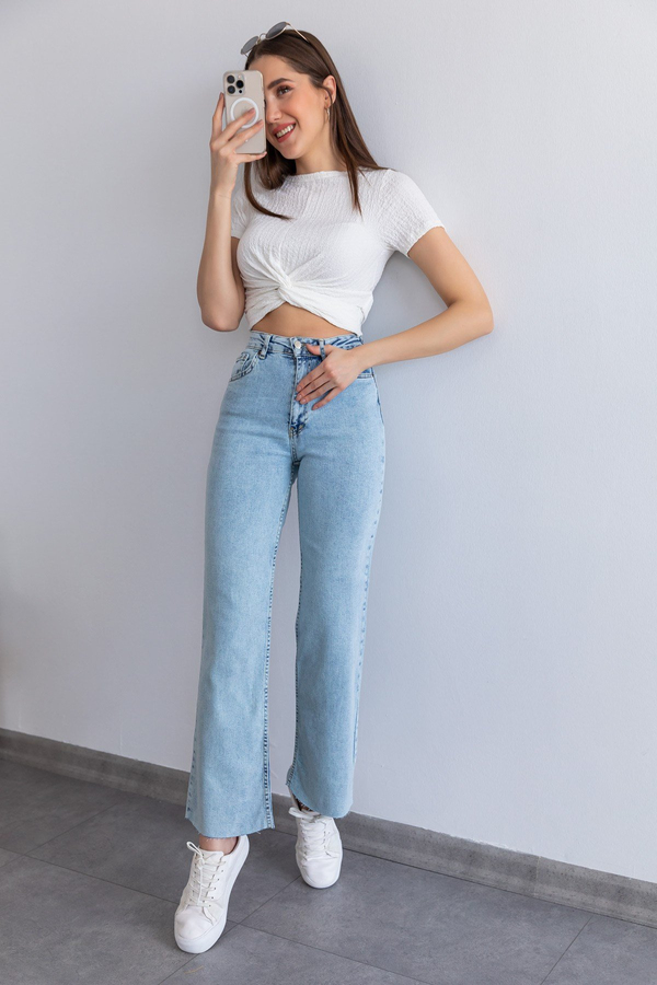 Buz mavi Jeans