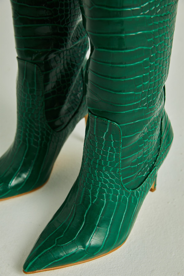 Grün Stiefel