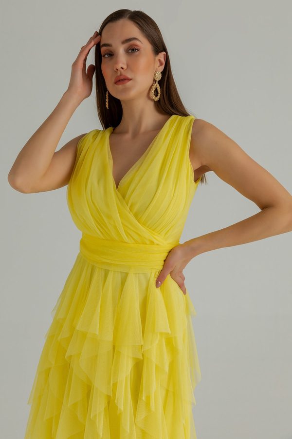 Yellow Evening Dress
