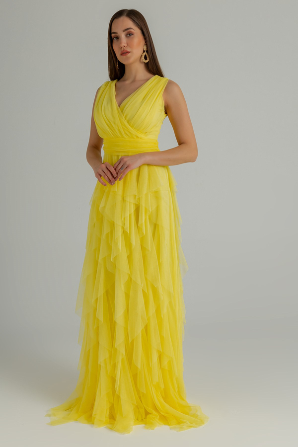 Yellow Evening Dress