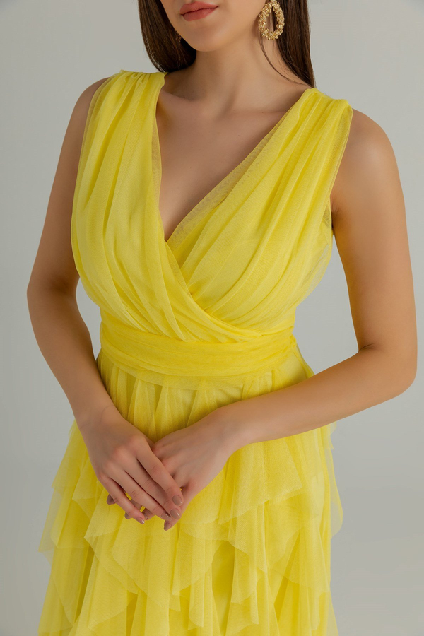 Yellow Evening Dress