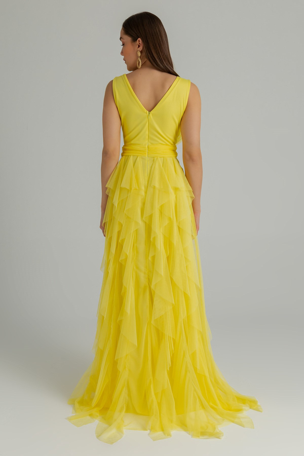 Yellow Evening Dress