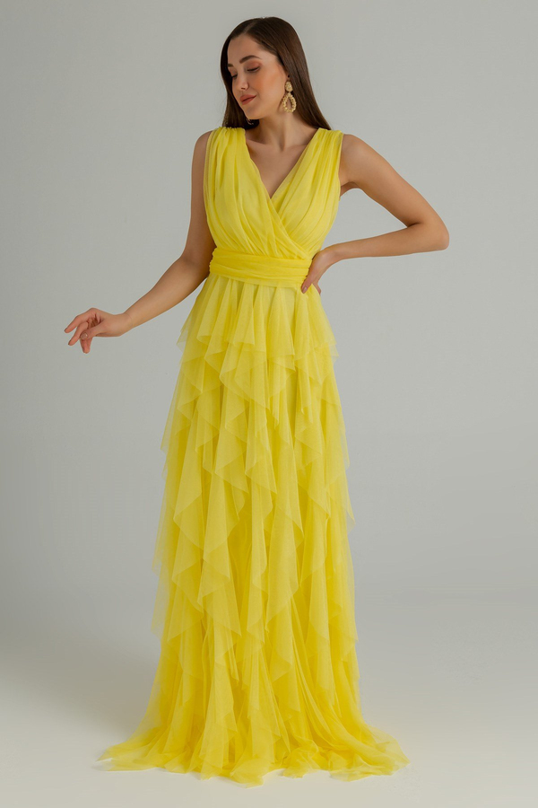 Yellow Evening Dress