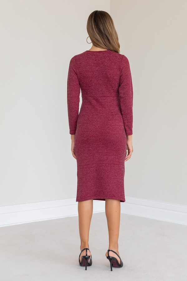 Burgundy Dress