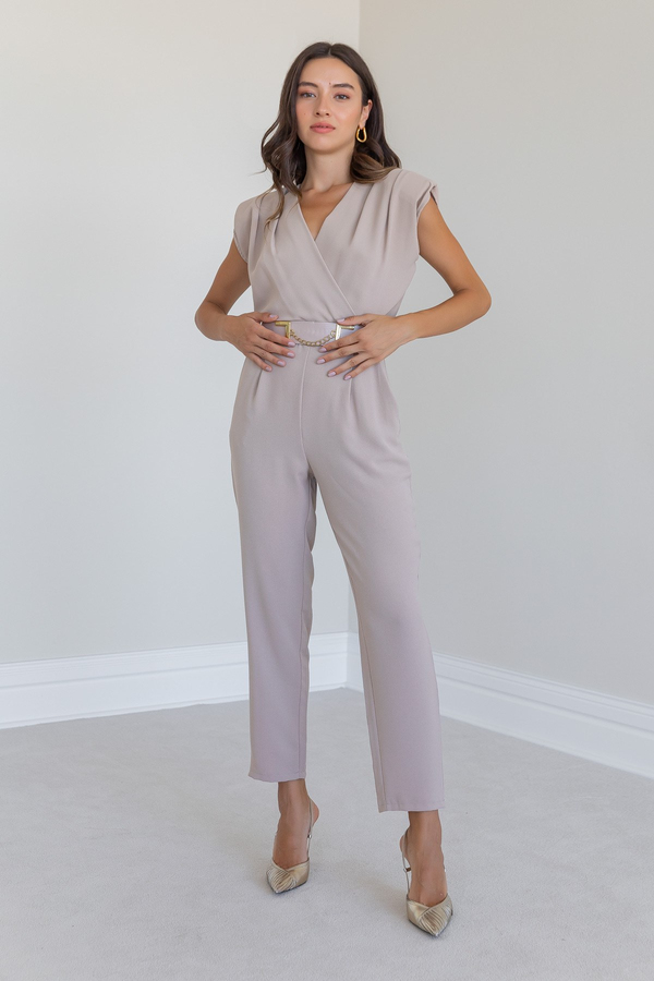 Cream Jumpsuits