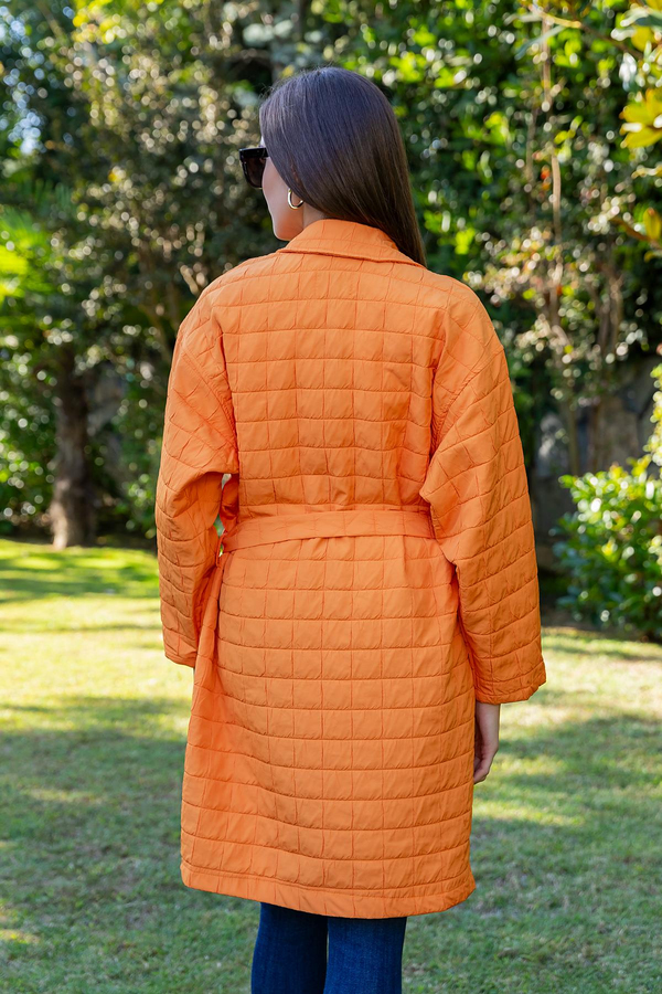 Orange Manteaux et Vestes