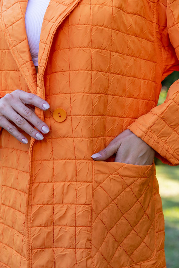 Orange Manteaux et Vestes