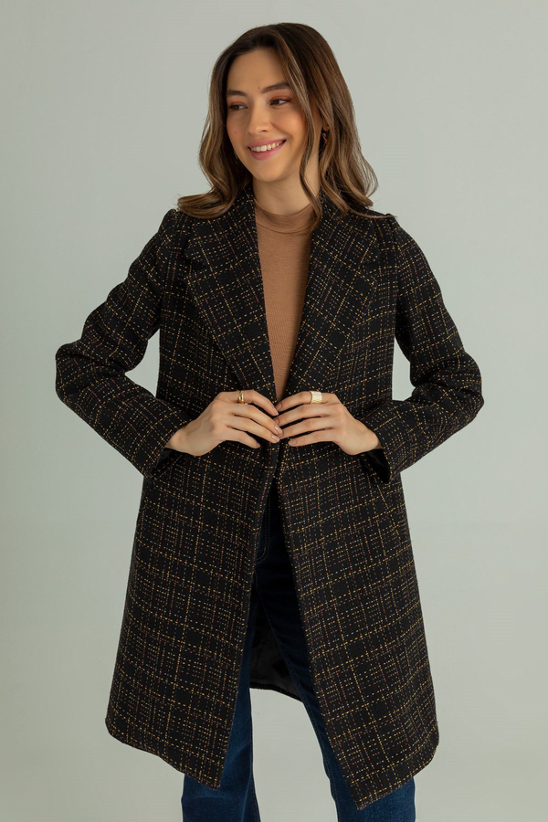 Noir Manteaux et Vestes