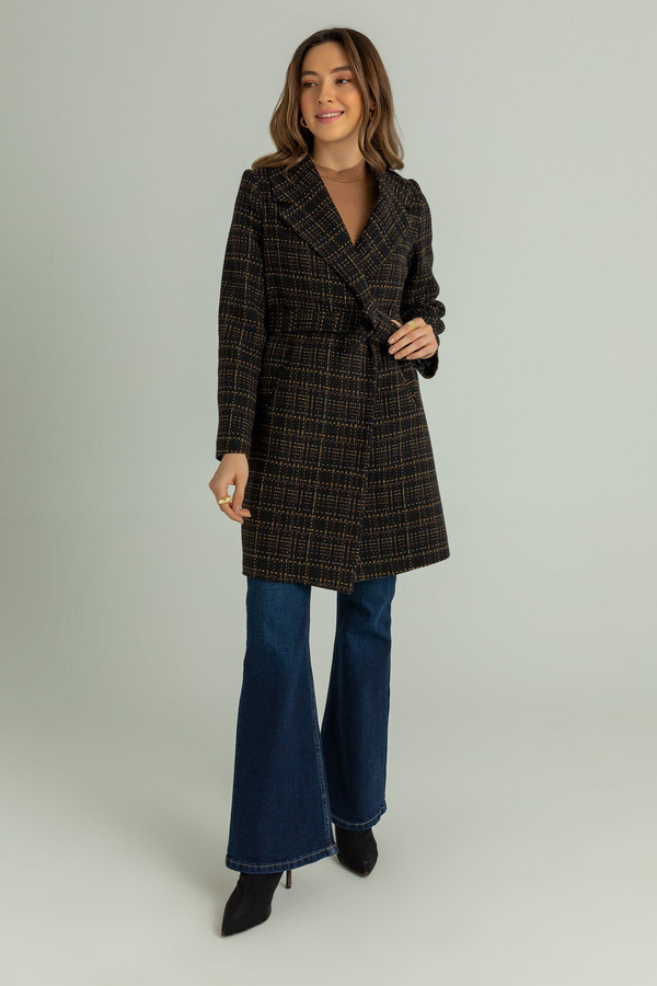 Noir Manteaux et Vestes
