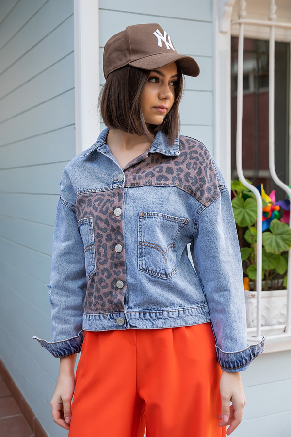 Bleu Vestes en Jeans
