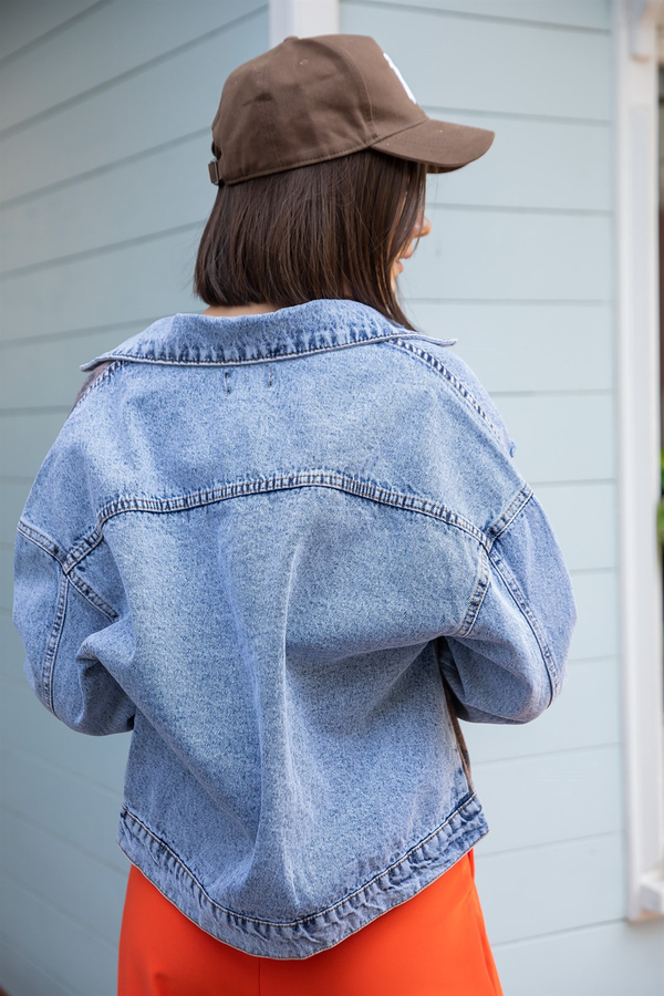 Bleu Vestes en Jeans