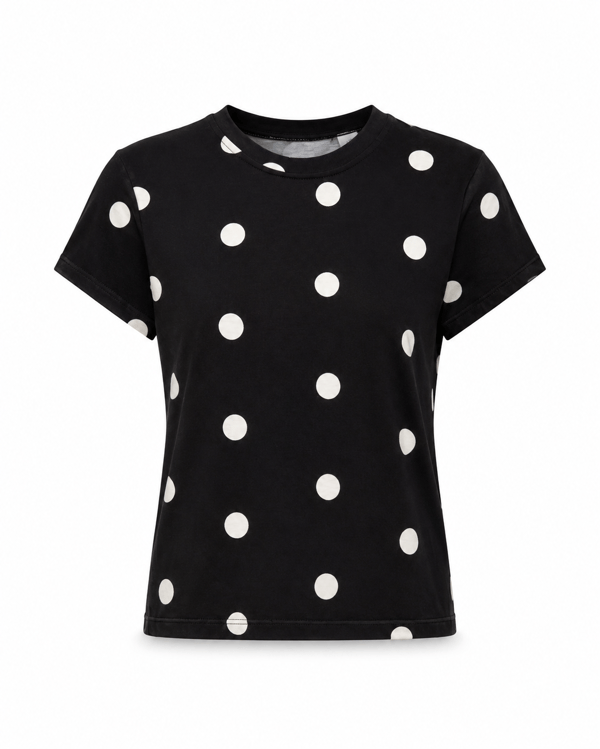 MGZ Puantiyeli T-shirt - KAHVERENGİ