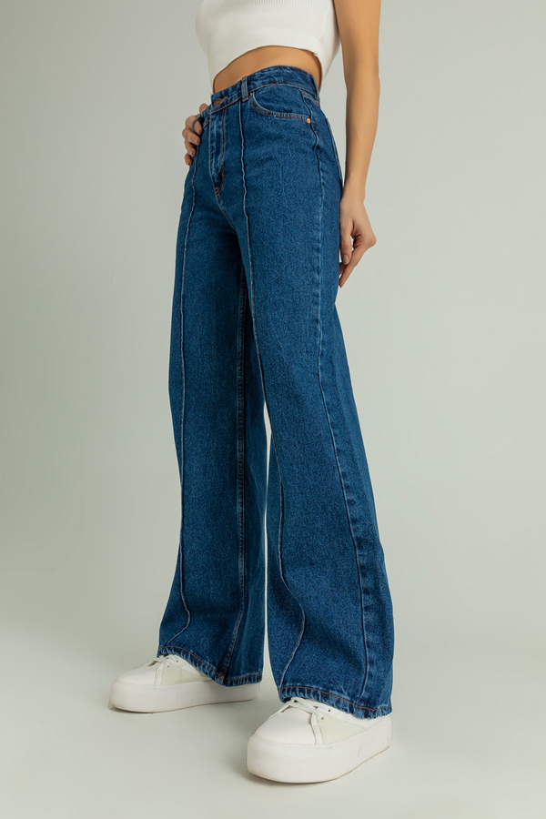 Marine blau Jeanshosen