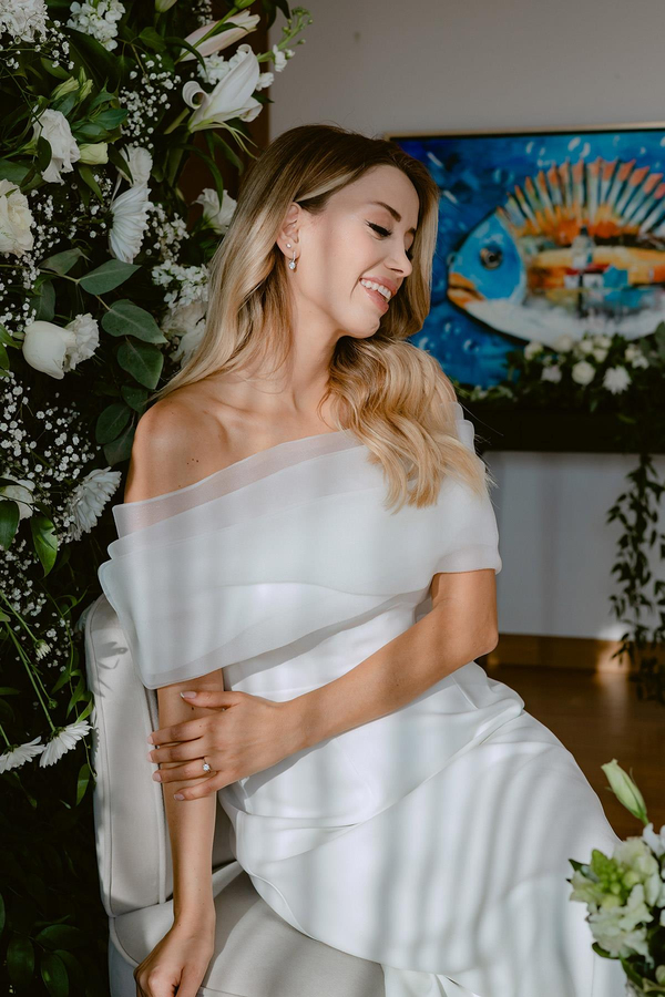 White Evening Dress