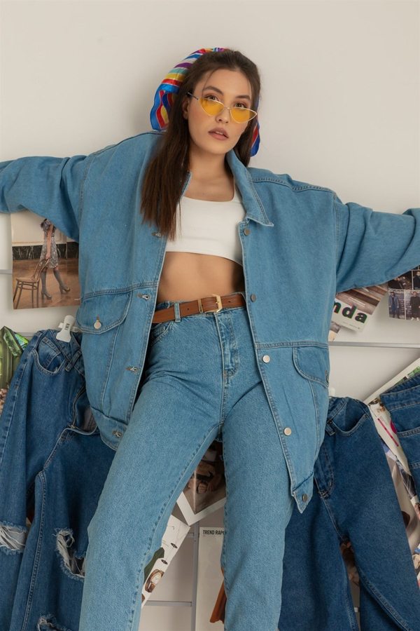 Blue Kot Ceket
