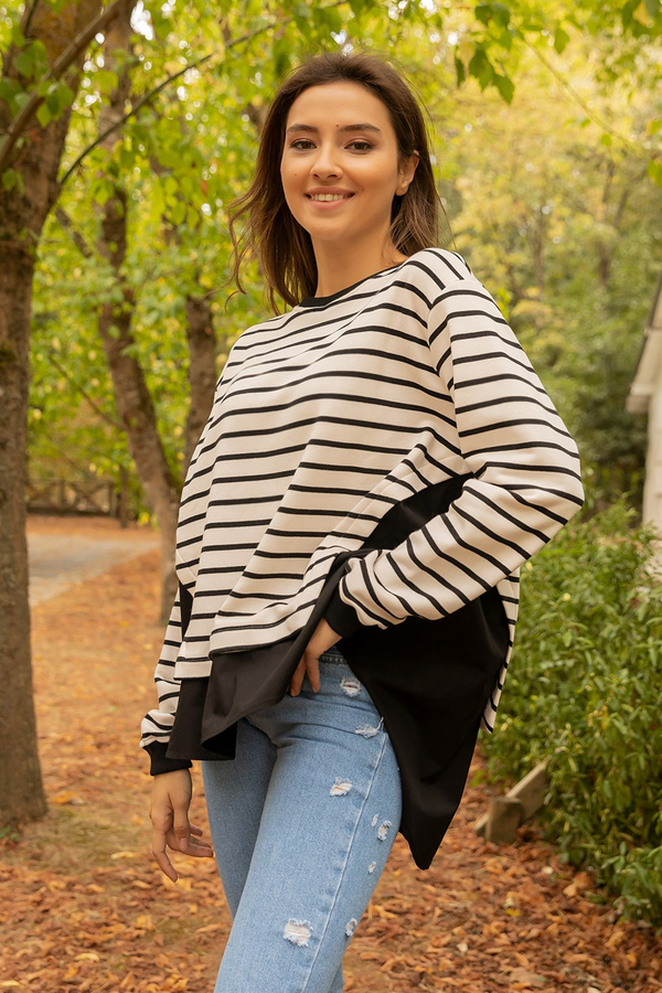 Poplin Garnili Sweat - EKRU