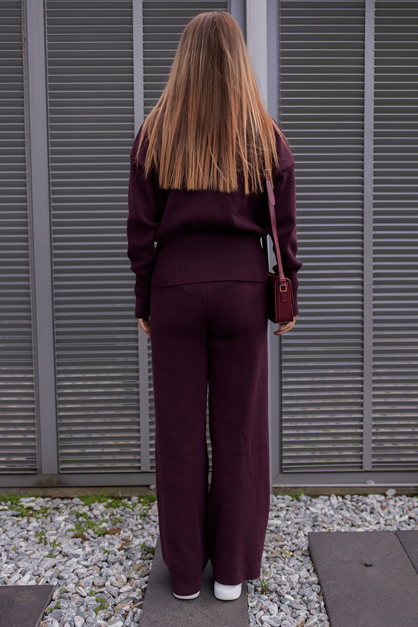 Premium Çift Fermuarlı Takım - BORDO