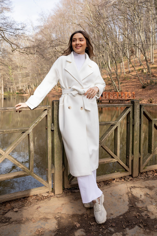 Blanc Manteaux et Vestes