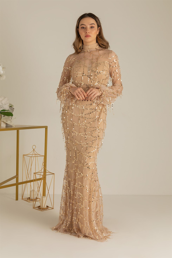 Mink Evening Dress