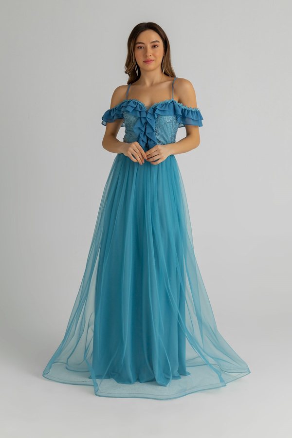 Blue Evening Dress