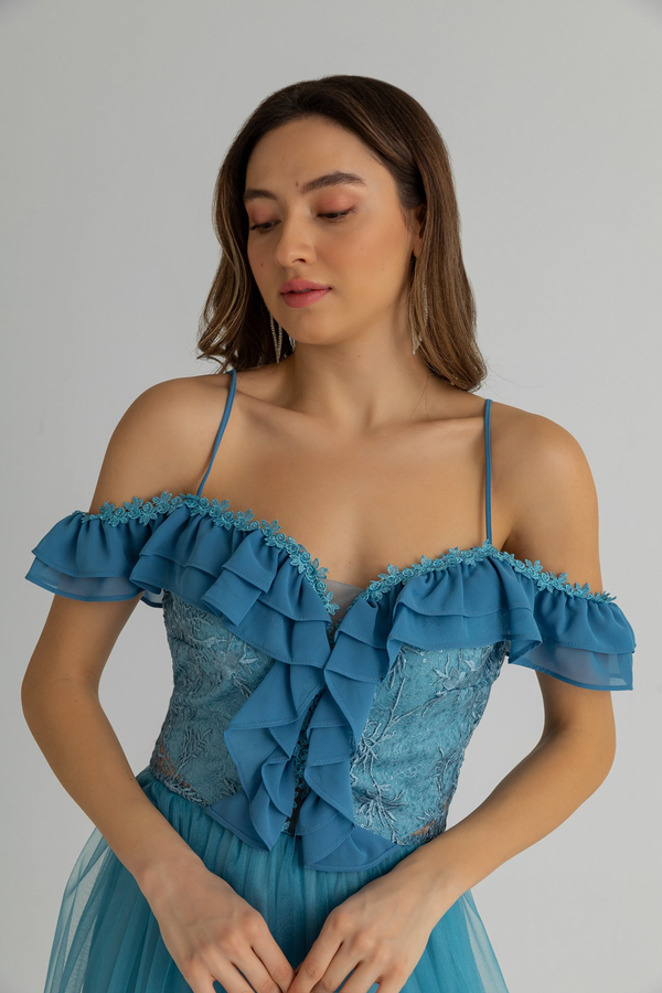 Blue Evening Dress