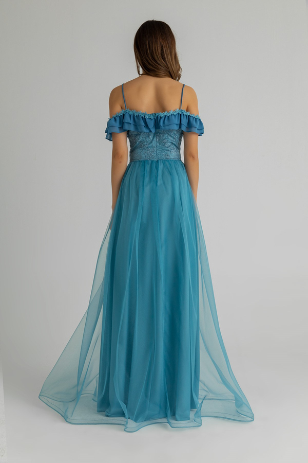 Blue Evening Dress