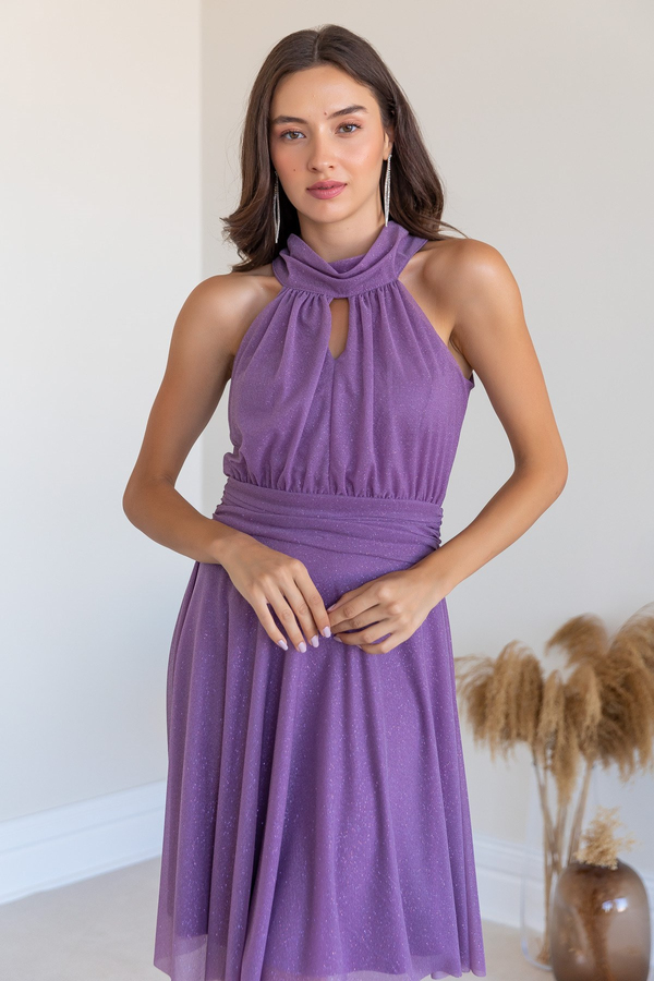 Purple Evening Dress