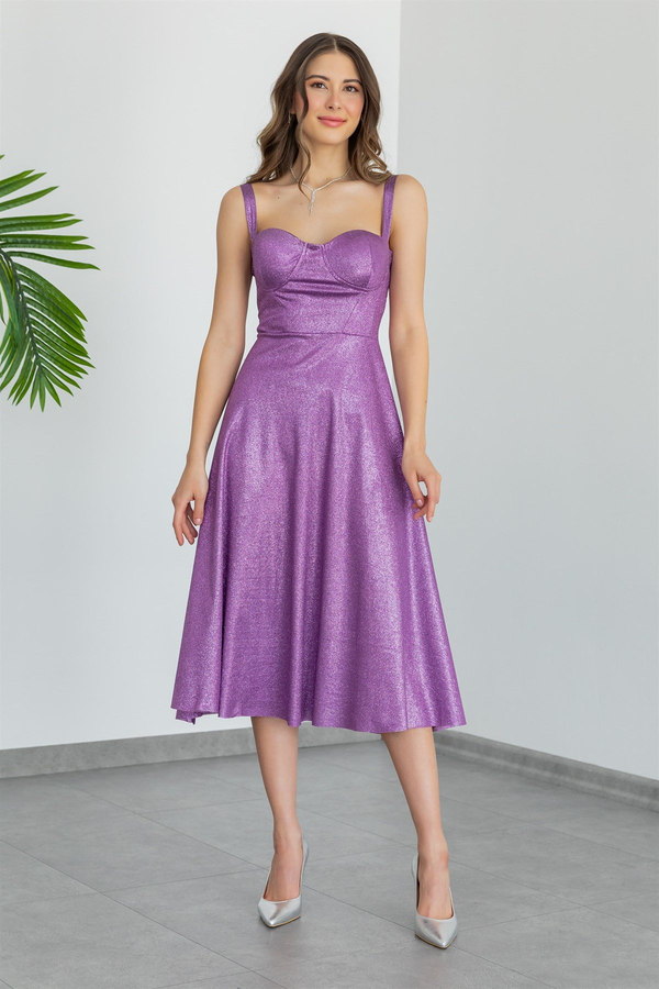 Purple Evening Dress
