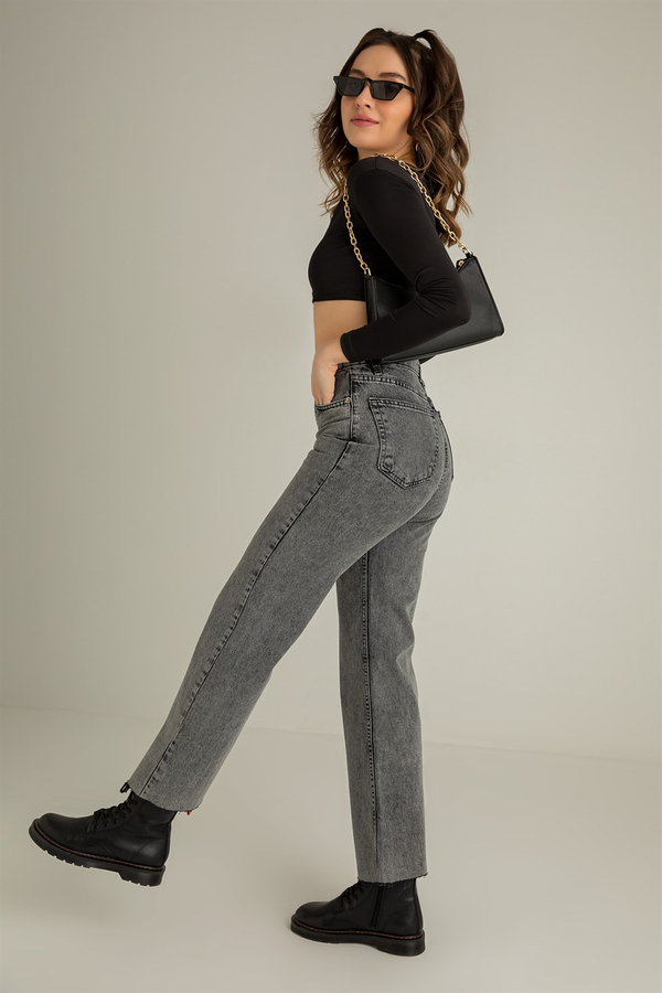 Straight Jeans - FÜME