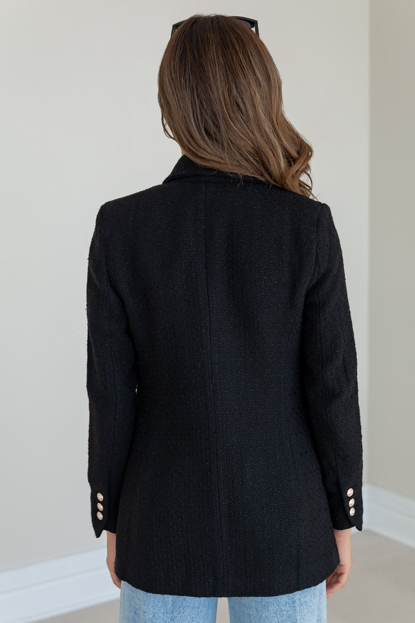 Tüvit Blazer Ceket - SİYAH