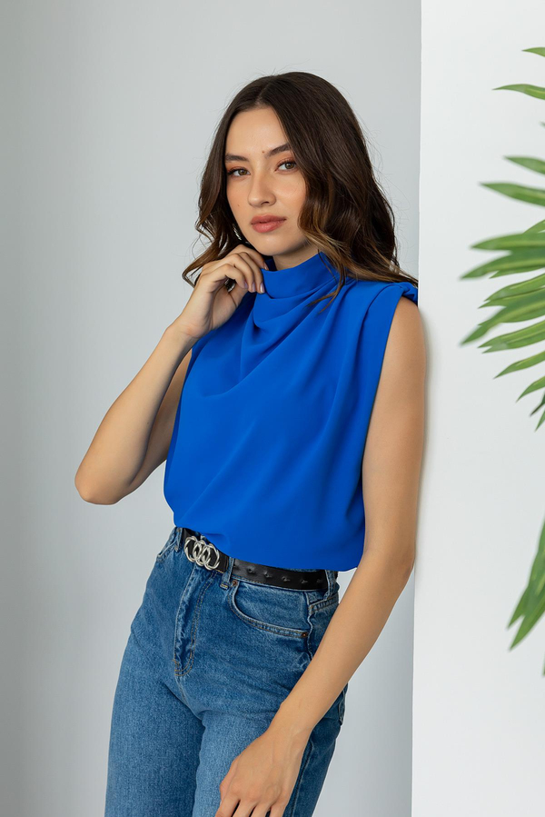 Blau Blusen