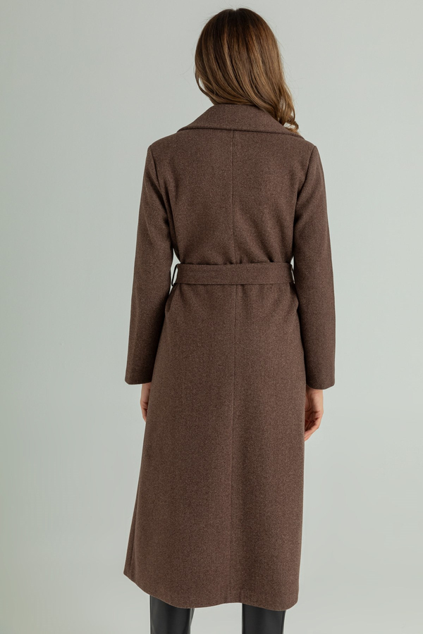 Marron Manteaux et Vestes