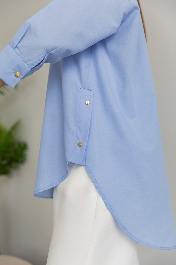 Blau Damen Hemden