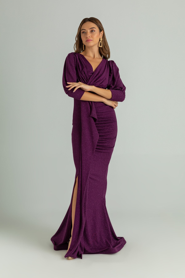 Purple Evening Dress