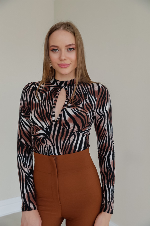 Brown Blouse