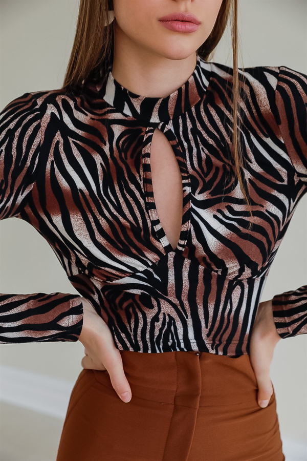 Brown Blouse