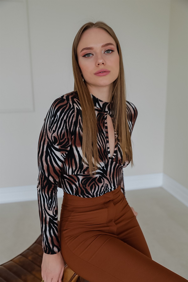 Brown Blouse
