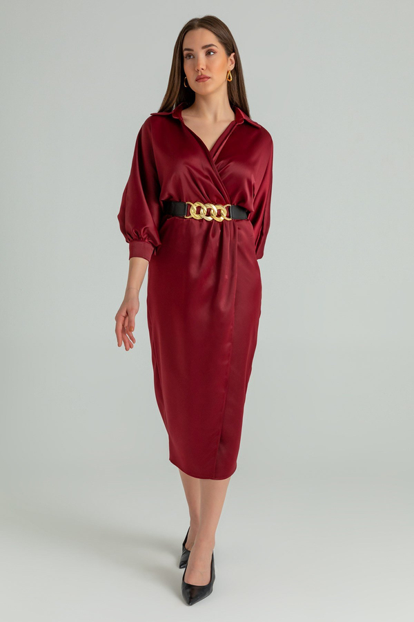 Burgundy Dress