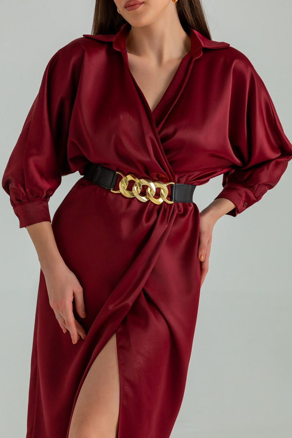 Burgundy Dress