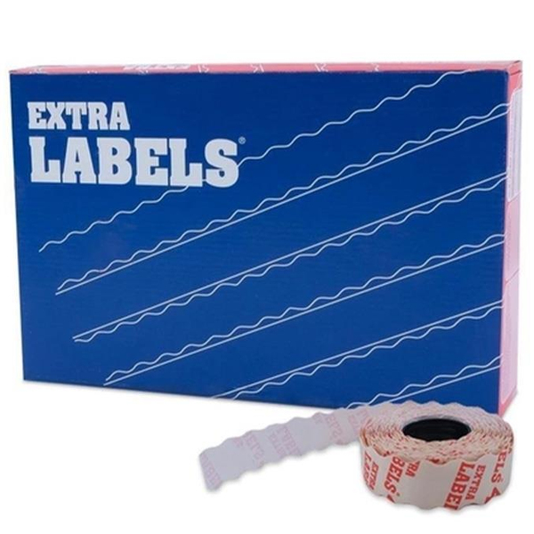 FDM | Labels | 8 No | Beyaz Meto Etiketi | 42 Rulo | 1 Rulo 1000 Adet | Fazla Yapışkanlı ana hero görseli