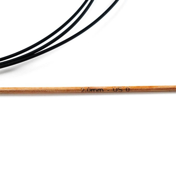 Knitpro | Basix Kayın Ağacı Sabit Cn | 150cm | 2.00mm | Basix Beech Fixed C.N | 35622 | galeri görseli 3
