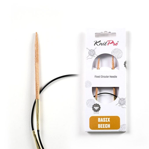 KnitPro | Sabit Yuvarlak Örgü Şişleri | Basix Kayın Ağacı | 40cm | 5.00mm | 35310 | ana hero görseli