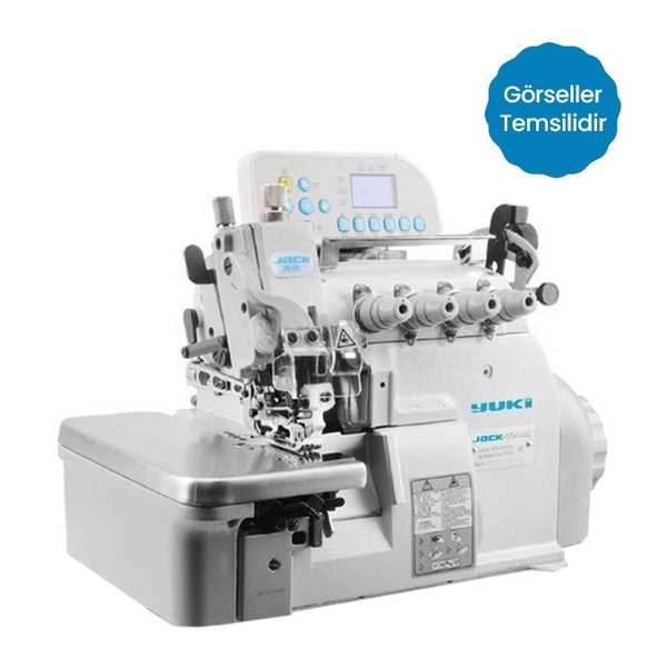 Jack | JK-798TE-6-516-M04/435 | 6 İplik Akıllı Overlok Makinesi | Ayak Transportlu Overlok Makinesi | Kot ana ürün görseli