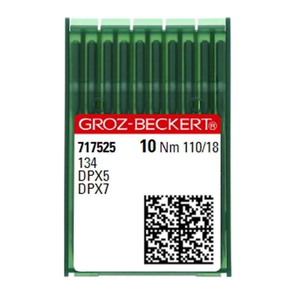 Groz-Beckert DPX5 No:18/110 Düz Makine İğnesi ana hero görseli