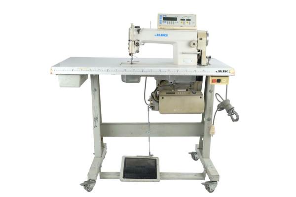 2.El Juki DDL-5550N-7 Elektronik Düz Dikiş Makinesi İp Kesicili Tam Otomatik SC1 Motorlu galeri görseli 8